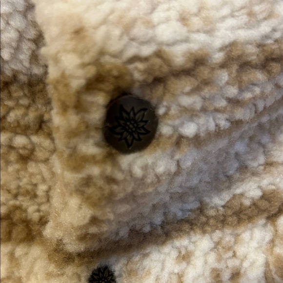 Alpine Design Cream and Brown Varsity Jacket - Picture 2 of 7